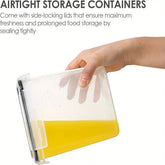 6-Piece Airtight Food Storage Container Set with Labels Jonine’s Corner
