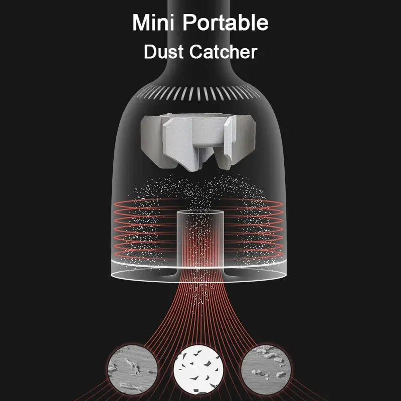 Crumbs, Dust &amp; Chaos — Gone. Wireless Mini Desk Vacuum Cleaner