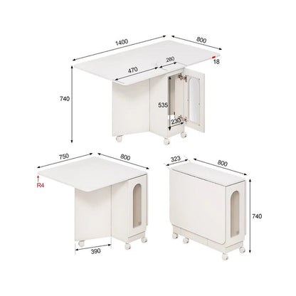 Nordic Minimalist Foldable Dining Table