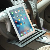 Car steering wheel, small table, car mounted dining plate, car mount, flatbed, car interior dining table, dining table
