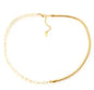 Stainless Steel Vintage Textured Delicate Necklace