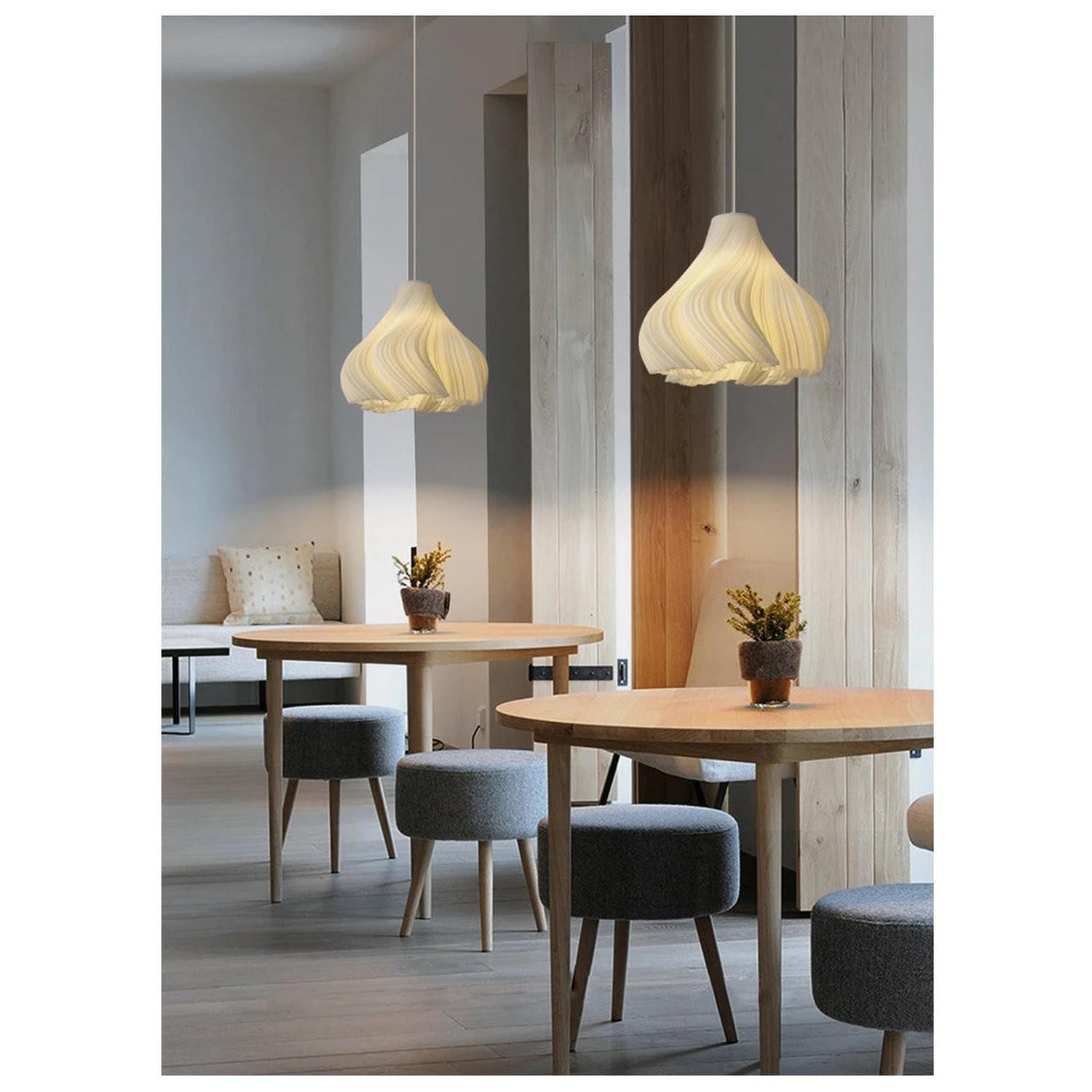 3D Floral Resin Pendant Light — Nordic Chandelier