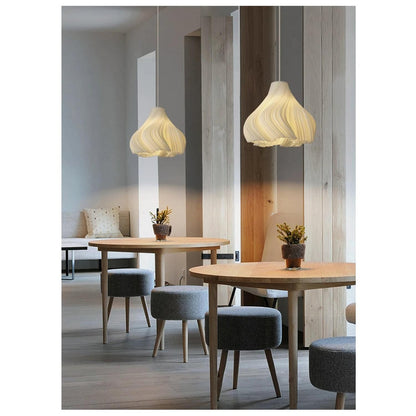 3D Floral Resin Pendant Light — Nordic Chandelier