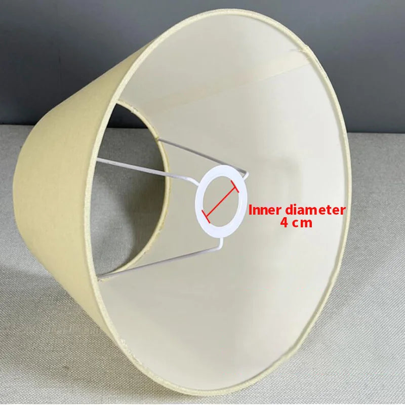 Nordic Style Chandelier Lamp Shade Linen Cloth Bedside Table Ceiling Light Cover E27 Modern Home Decor Wall Lamp Floor Lampshade