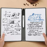 Reusable Whiteboard, Includes Blue Pen and Eraser Cloth, Whiteboard Set for Personal and Classroom Use, Suitable for Home,Office Jonine’s Corner