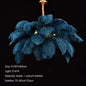 Soft Power — Nordic Ostrich Feather Chandelier for Bedroom & Living Room