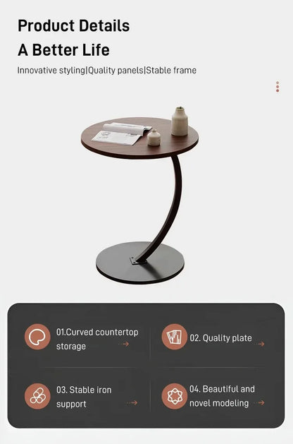 The Little Table That Does a Lot — Round Mini Side Table