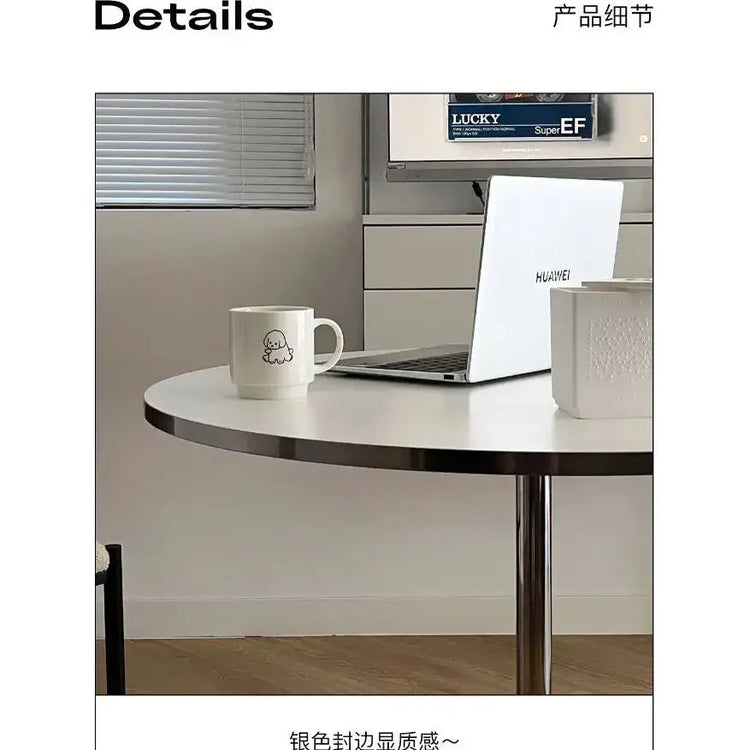 Round Restaurant Dining Table Wall Center Terrace Mini Corner Dining Table Space Saving Designer Mesas De Jantar Salon Furniture Jonine&