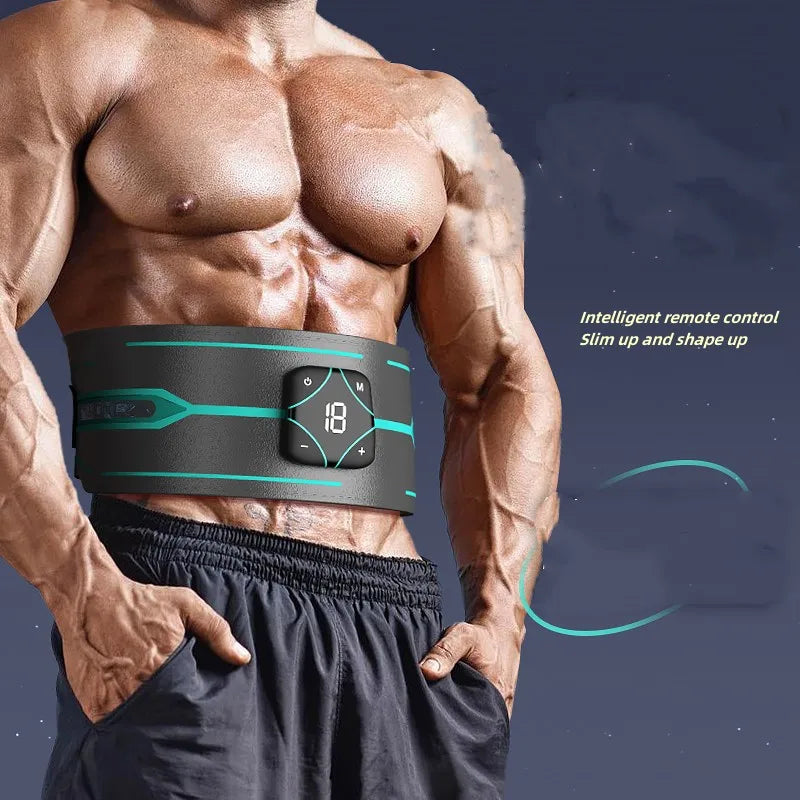 ABS Stimulator,Ab Machine,Abdominal Toning Belt Workout Portable Ab Stimulator Home Office Fitness Workout Equipment for Abdomen