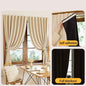 Self-Adhesive No-Drill Blackout Curtains