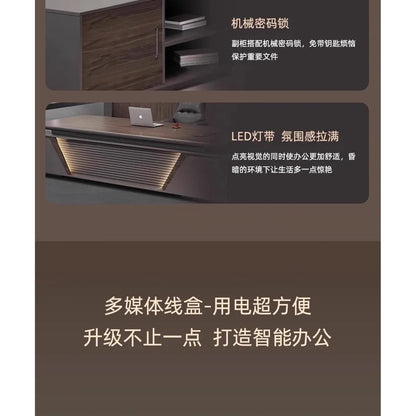 Height-Adjustable L-Shaped Gaming &amp; Home Office Desk
