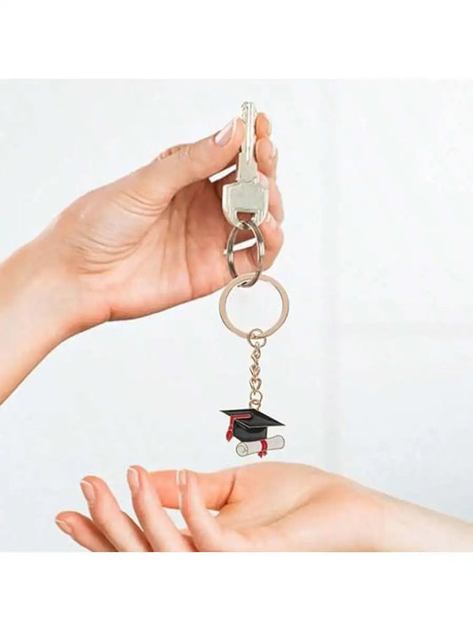 Graduation Cap Keychains — Set of 20