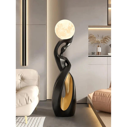 Light That Lives in the Room — Nordic Glow Resin Figurine with Ambient Light