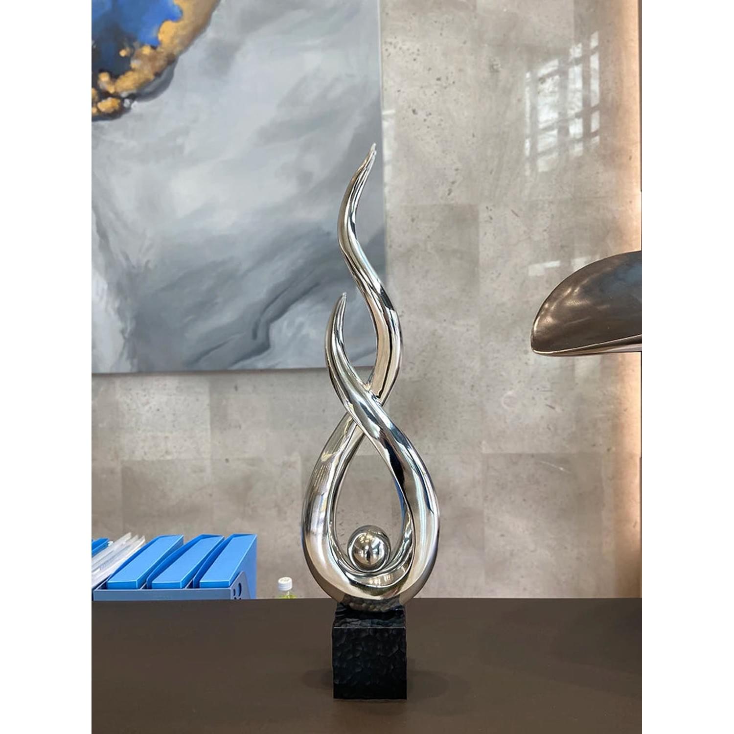 Feng Shui Resin Sculpture — Wind &amp; Water Rise Décor