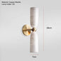 Alabaster Long Wall Sconce — Luxury Marble Wall Lamp for Bedroom & Living Room