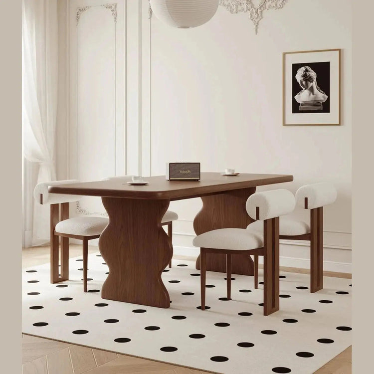 Solid Wood & Pine Dining Table
