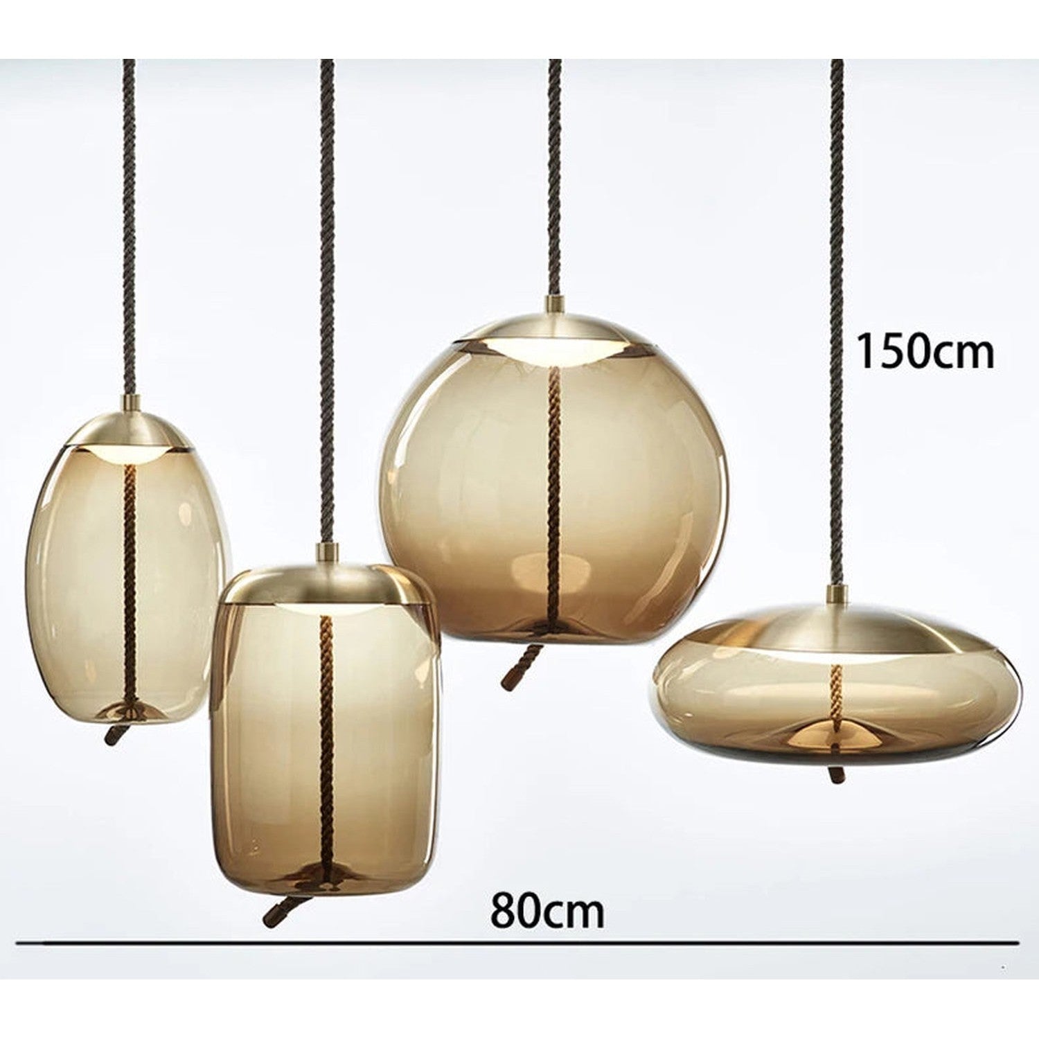 Modern LED Pendant Light — Chandelier for Living &amp; Dining Room