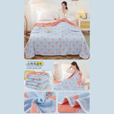 Cool Breathability Summer Quilt Multi-functional Cotton Gauze Fabric Towel Blanket Thin Breathable Duvet Skin-friendly Comforter Jonine’s Corner