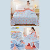 Cool Breathability Summer Quilt Multi-functional Cotton Gauze Fabric Towel Blanket Thin Breathable Duvet Skin-friendly Comforter Jonine’s Corner