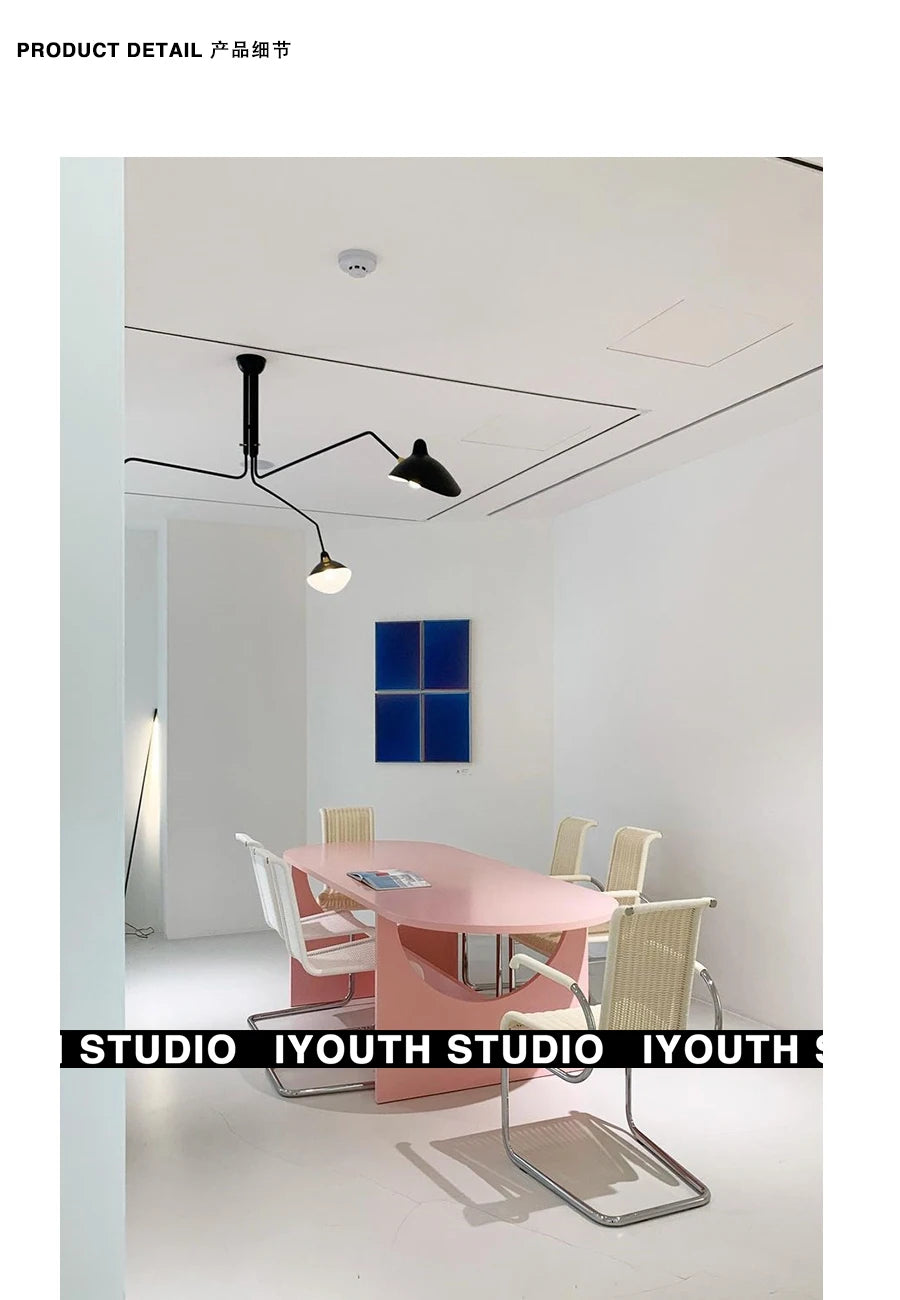 French Modern Round Dining Table