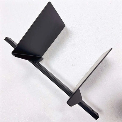 Modern Metal 2-Tier Bookshelf — Minimalist Wall Bookcase