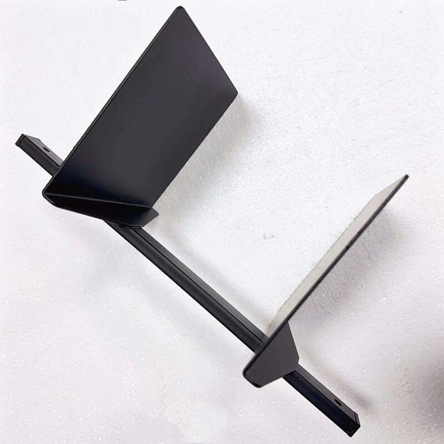 Modern Metal 2-Tier Bookshelf — Minimalist Wall Bookcase