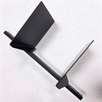 Modern Metal 2-Tier Bookshelf — Minimalist Wall Bookcase