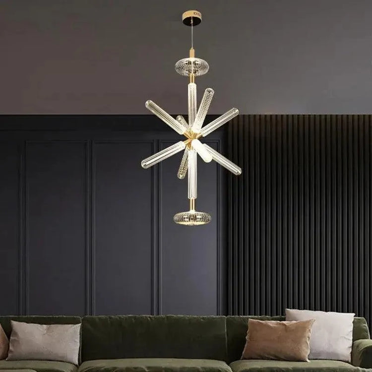 Nordic Luxury Art Glass Chandelier — High-End Pendant Lamp Home Décor