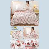Cool Breathability Summer Quilt Multi-functional Cotton Gauze Fabric Towel Blanket Thin Breathable Duvet Skin-friendly Comforter Jonine’s Corner
