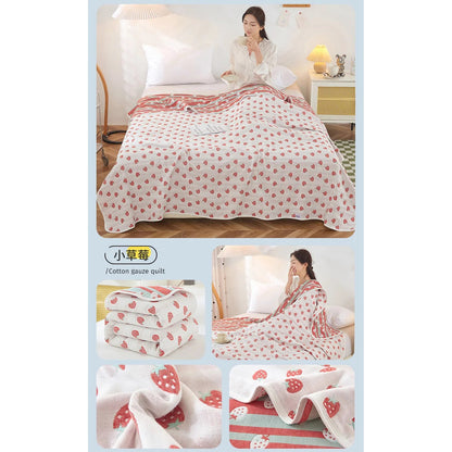 Cotton Gauze Summer Quilt — Solid
