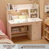 Space-Saving Computer Desk with Integrated Bookshelf Jonine’s Corner