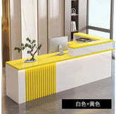 Nordic Luxury Reception Desk with LED Lighting Jonine’s Corner