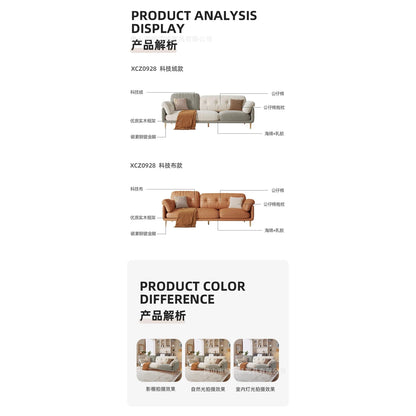 Living Room Small Apartment Light Luxury Modern Simple Cream Color Matching Internet Celebrities Jonine’s Corner