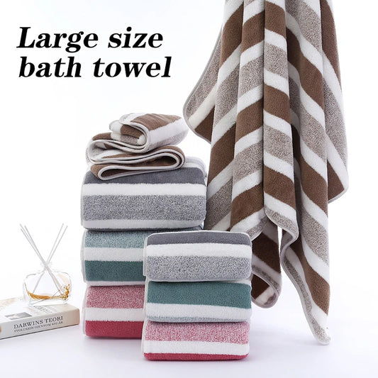 Share the Softness — Large Absorbent Bath Towels for Two