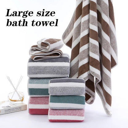 Share the Softness — Large Absorbent Bath Towels for Two