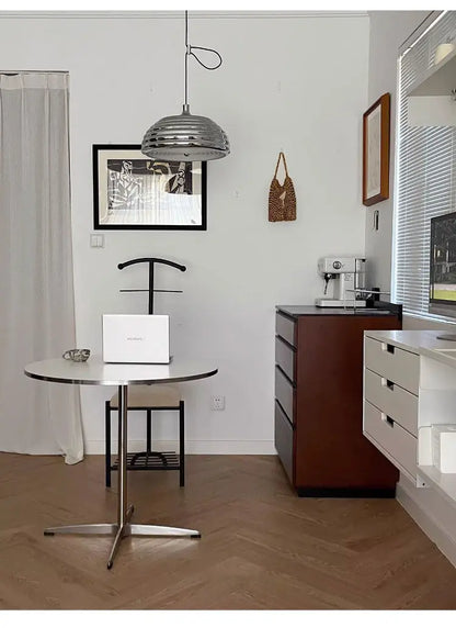 Sit in Style — Luxury Small Round Dining Table with Gold Metal Legs