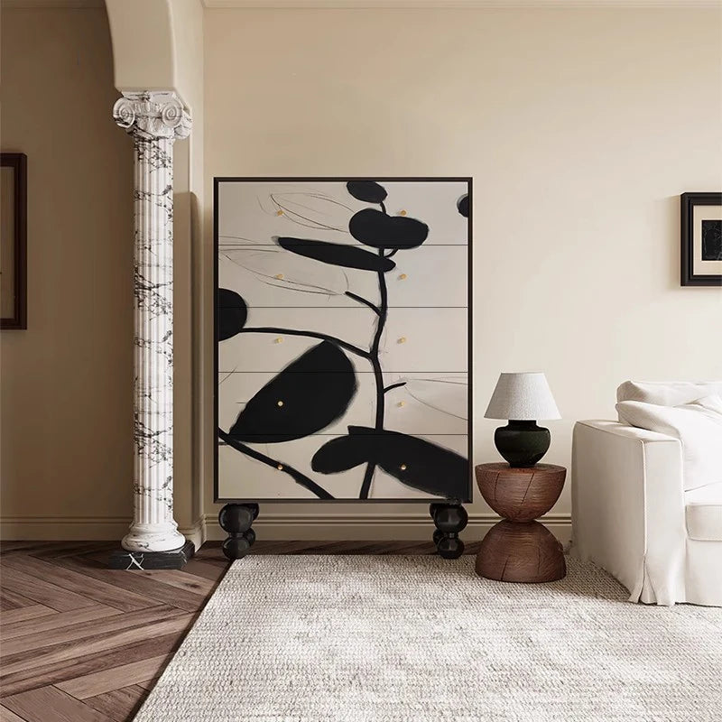 Minimalist Living Room Display Cabinet — Modern Storage Unit