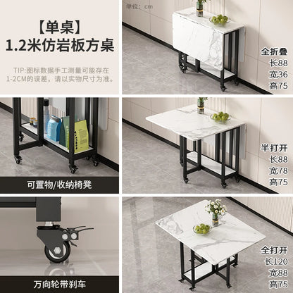 Italian Luxury Foldable Dining Table
