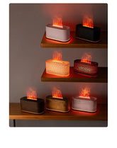 Flicker & Flow — Flame Effect Aromatherapy Diffuser & Humidifier