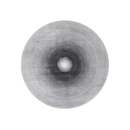 Round Gradient Area Rug — Machine Washable Non-Slip Floor Mat for Living Room & Bedroom