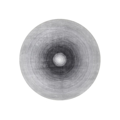 Round Gradient Area Rug — Machine Washable Non-Slip Floor Mat for Living Room &amp; Bedroom