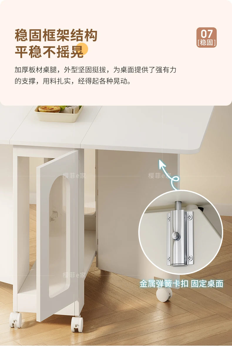 Nordic Minimalist Foldable Dining Table