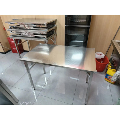 Foldable Stainless Steel Buffet &amp; Serving Table