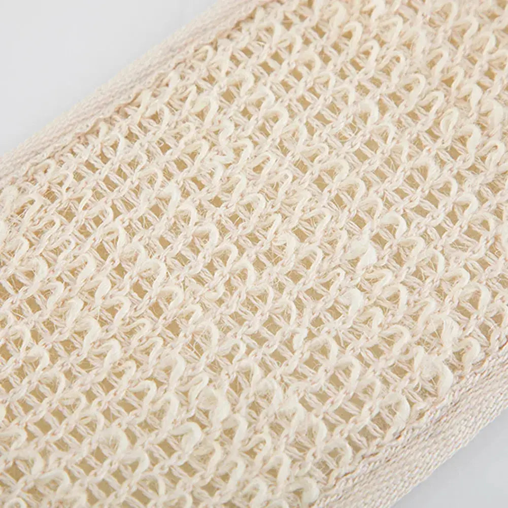 The Deep Clean — Sisal Back Scrubber Belt for Shower Exfoliation Jonine’s Corner