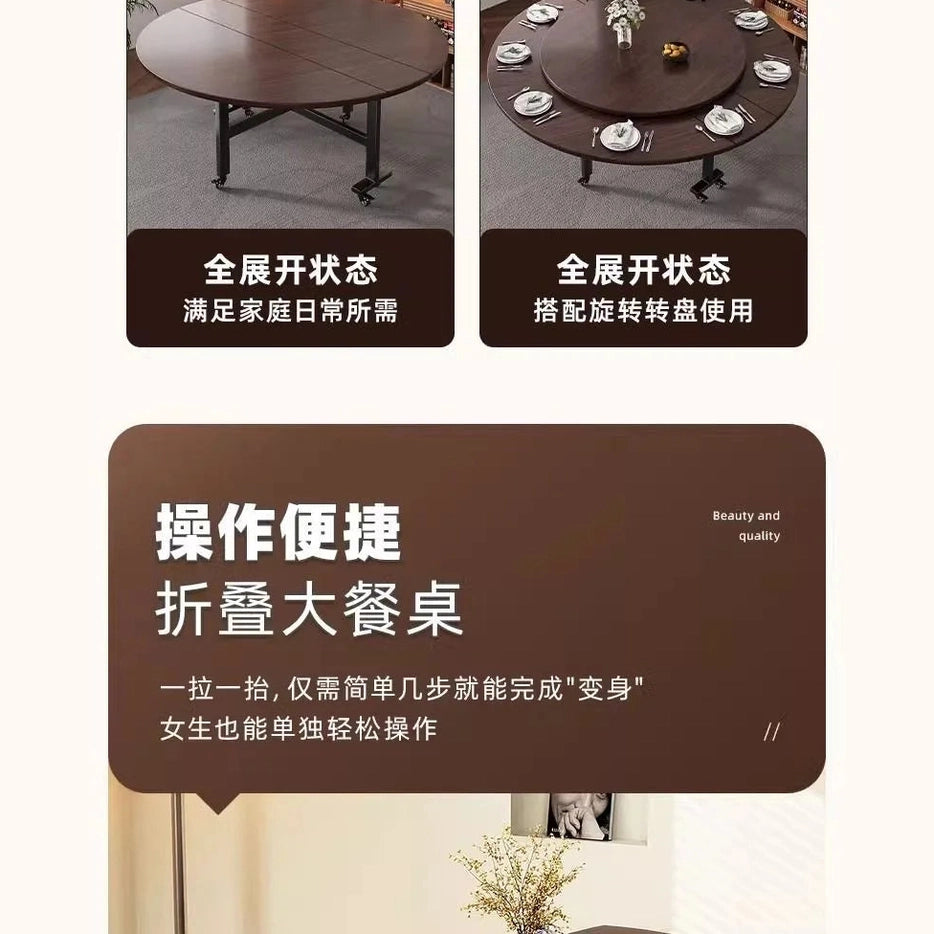 Gather &amp; Dine — Minimalist Round Dining Table with Metal Legs, 100cm &amp; 120cm Jonine’s Corner