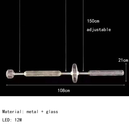 Nordic Luxury Art Glass Chandelier — High-End Pendant Lamp Home Décor