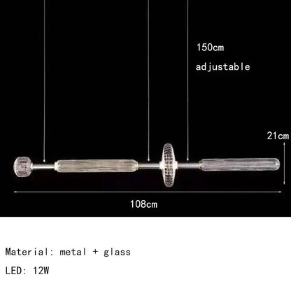Nordic Luxury Art Glass Chandelier — High-End Pendant Lamp Home Décor