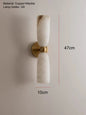 Alabaster Long Wall Sconce — Luxury Marble Wall Lamp for Bedroom & Living Room