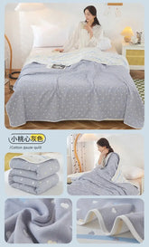 Cool Breathability Summer Quilt Multi-functional Cotton Gauze Fabric Towel Blanket Thin Breathable Duvet Skin-friendly Comforter