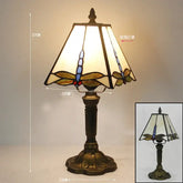 Old World Glow — European Retro Art Glass LED Desk Lamp